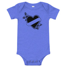 Load image into Gallery viewer, Kit + Puck Baby Valentine short sleeve one piece
