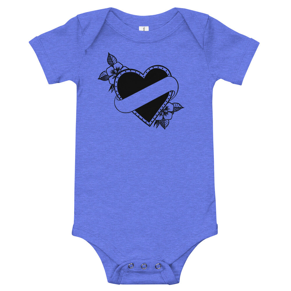 Kit + Puck Baby Valentine short sleeve one piece